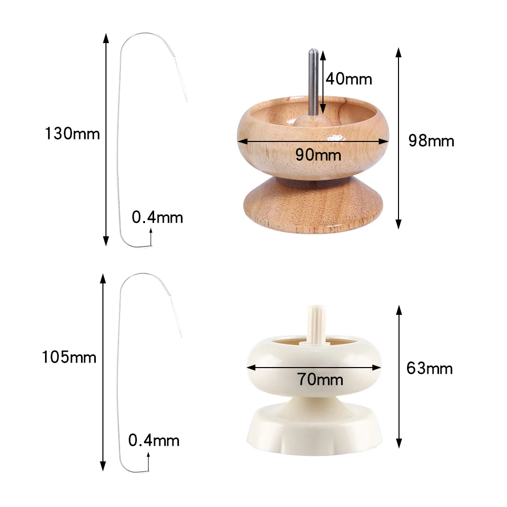 Wooden & Plastic Beading Needle Tool Set – DIY Jewelry Making Beading Tool Set PLUSH