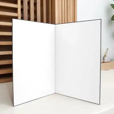 A4 Foldable Photography Reflector Board – Black White Silver Photography Reflector Board PLUSH