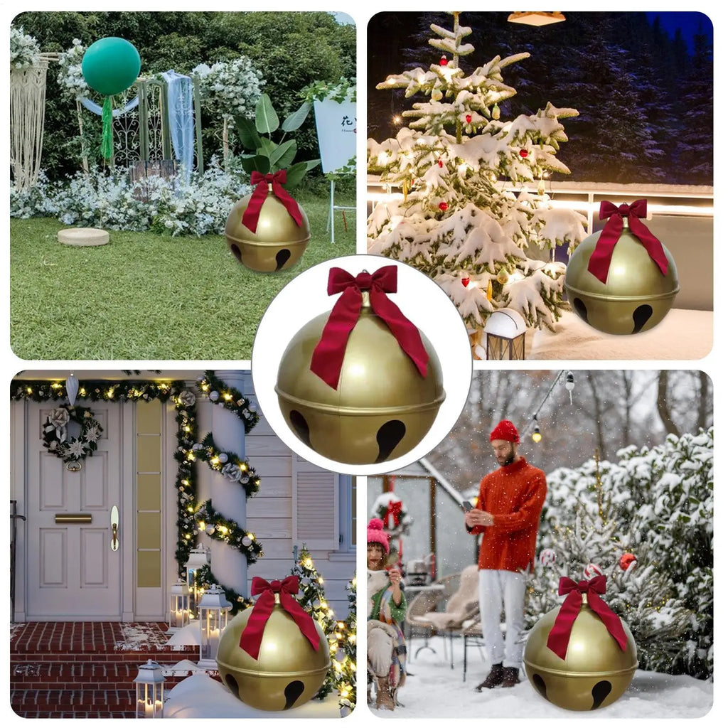Giant Inflatable Christmas Balls – PVC Outdoor Xmas Yard Décor Inflatable Christmas Decor PLUSH