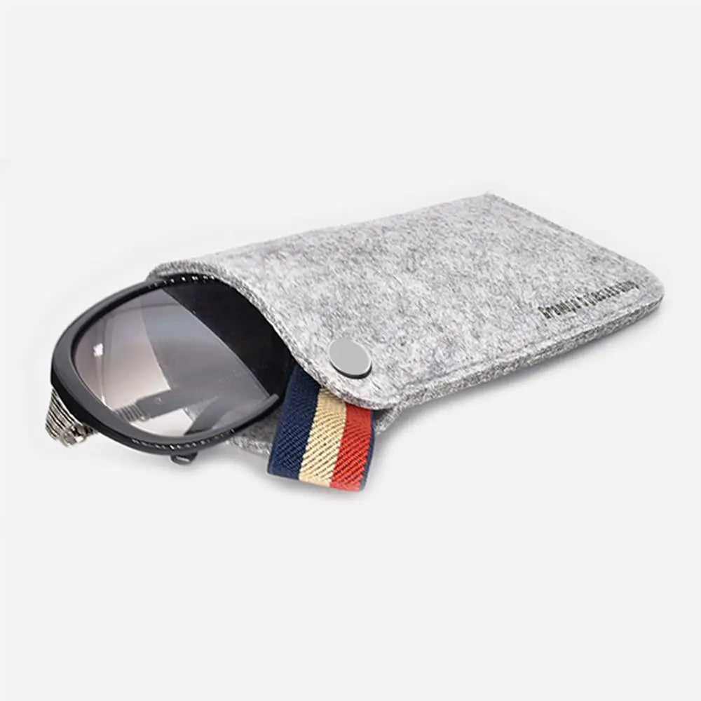 Soft Felt Glasses Bag – Portable Sunglasses Storage Pouch Glasses Storage Bag PLUSH