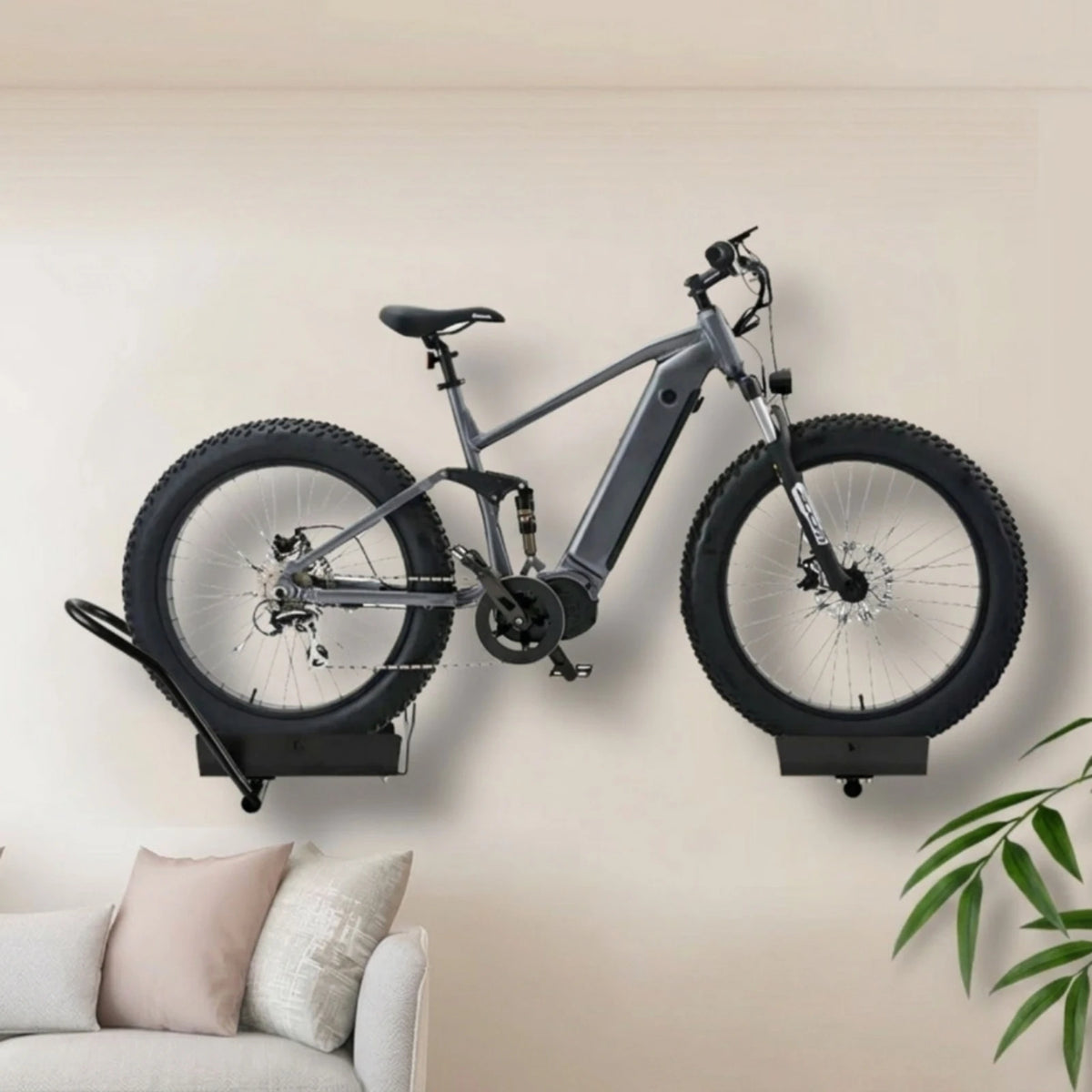 Wall Mount Bike Rack – Adjustable Hanger for 24–29" Cycles Bike Wall Mount PLUSH