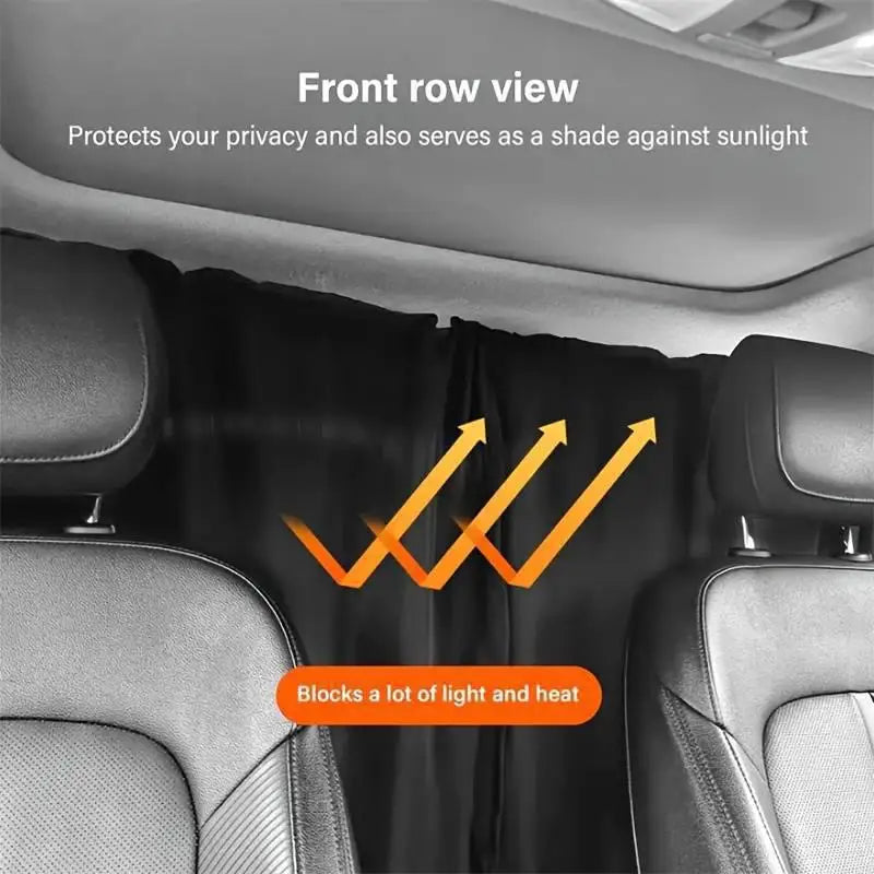 Universal Car Privacy Curtain Set – Window Shade 1/2/4pcs Car Window Shade PLUSH