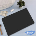 Diatomaceous Earth Bath Mat – Non-Slip & Super Absorbent Bathroom Bath Mat PLUSH Black 50x80cm