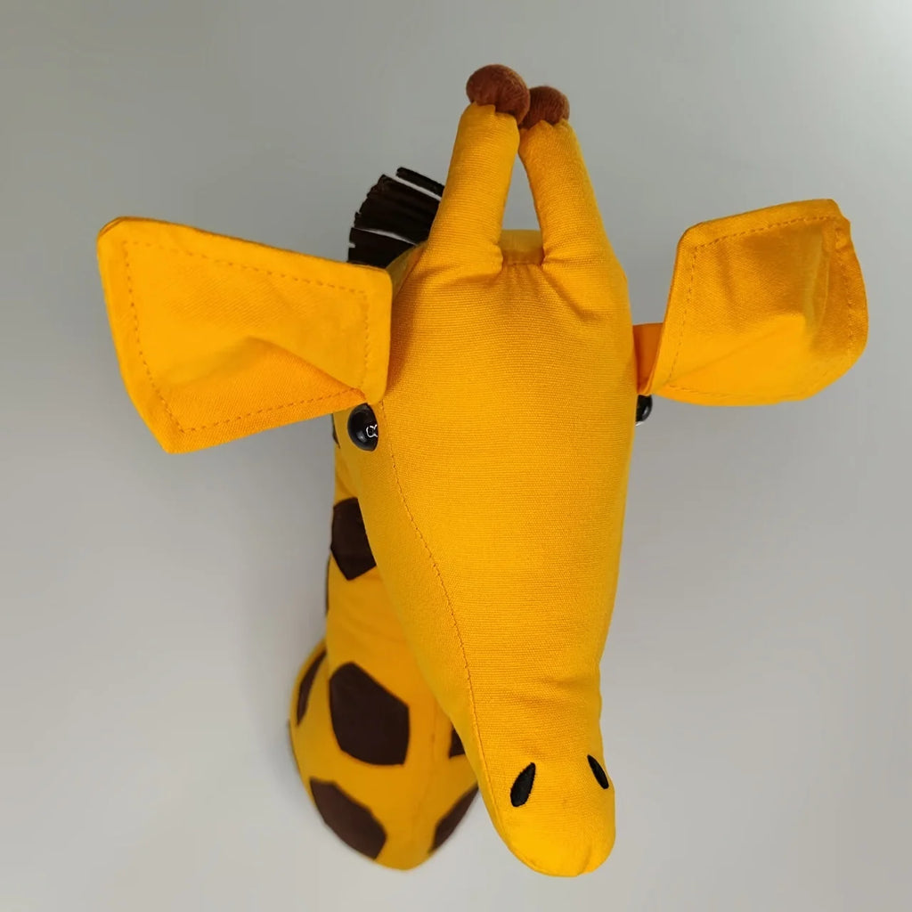 3D Giraffe Head Wall Hanging – Nordic Style Home Décor Wall Hanging Ornament PLUSH