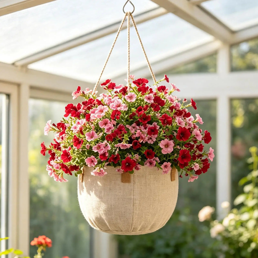 Artificial Petunia Flowers UV Resistant – Indoor & Outdoor Décor Artificial Flower Decor PLUSH