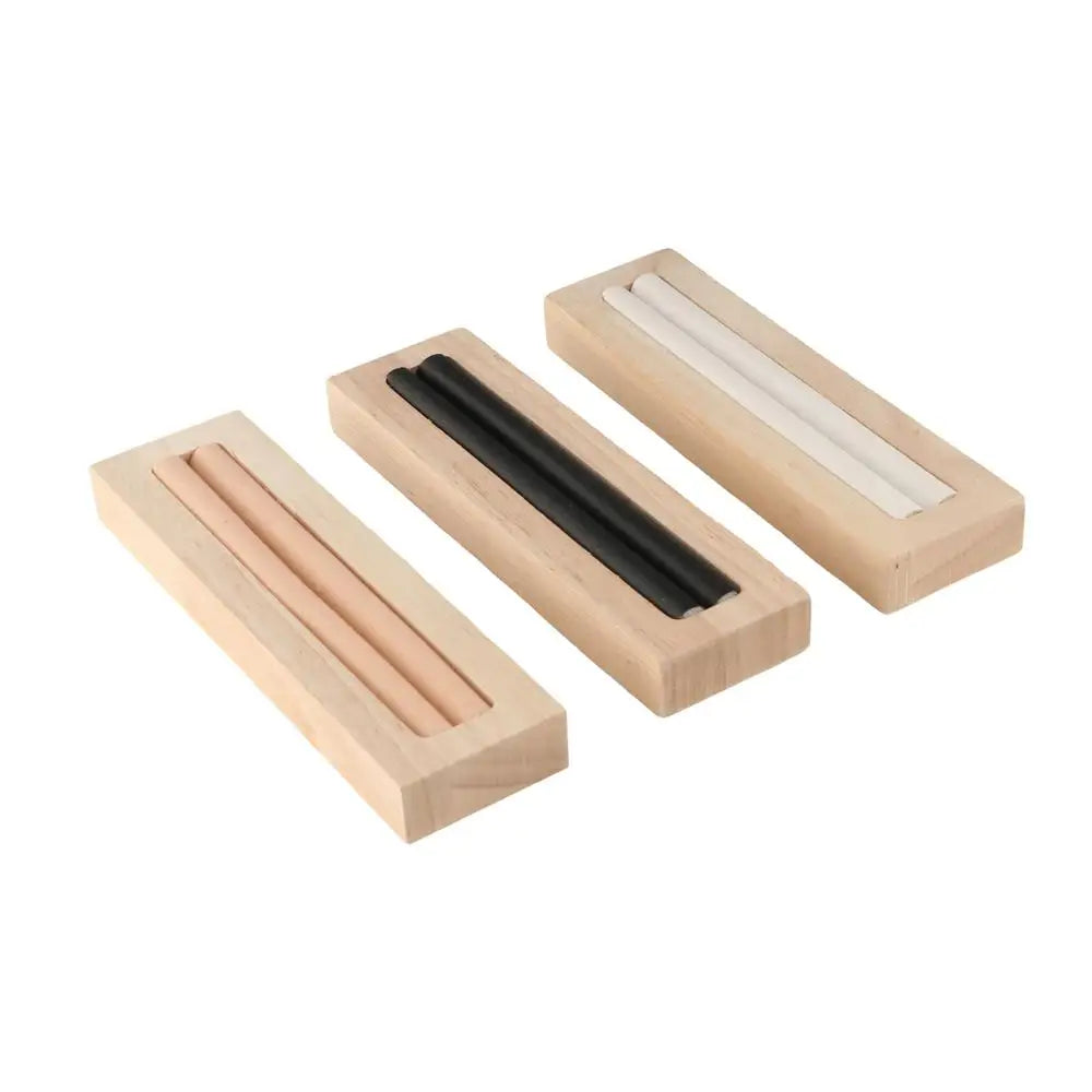Wooden Ring Holder Display Stand – 1 Slot Ring Organizer Ring Display Stand PLUSH style 2