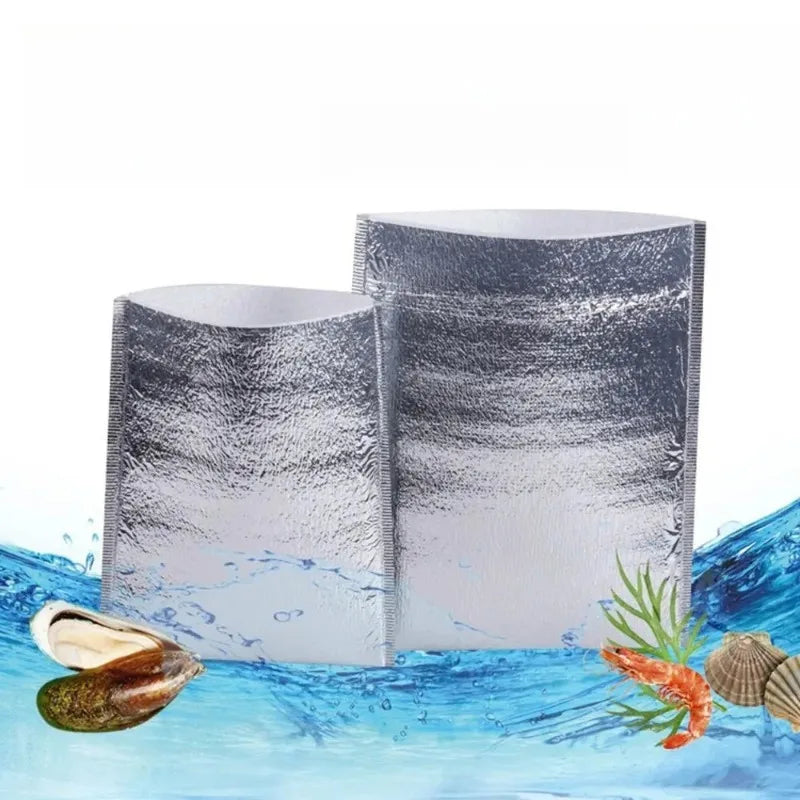 Disposable Aluminum Foil Insulated Cooler Bags – Lunch & Picnic Insulated Cooler Bag PLUSH