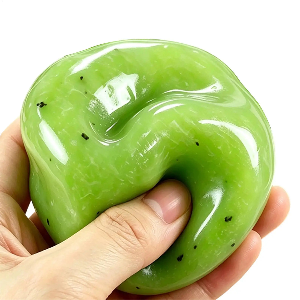 Kiwi Squeeze Fidget Ball – Sensory Slush Toy Crunchy Sound Sensory Fidget Toy PLUSH