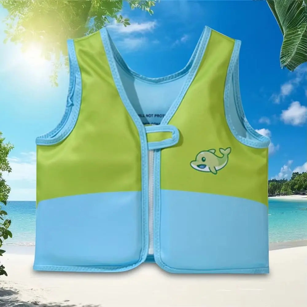 Kids Anti-Rollover Buoyancy Swim Vest | Cartoon Swimming Aid Kids Swim Vest PLUSH