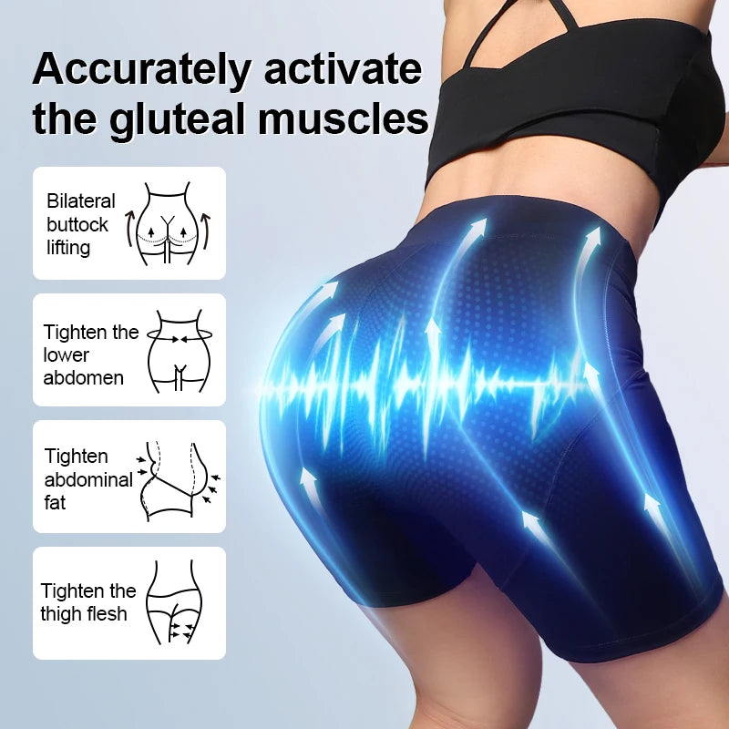EMS 6-Zone Pulse Massage Yoga Pants – Seamless Shaping EMS Massage Pants PLUSH