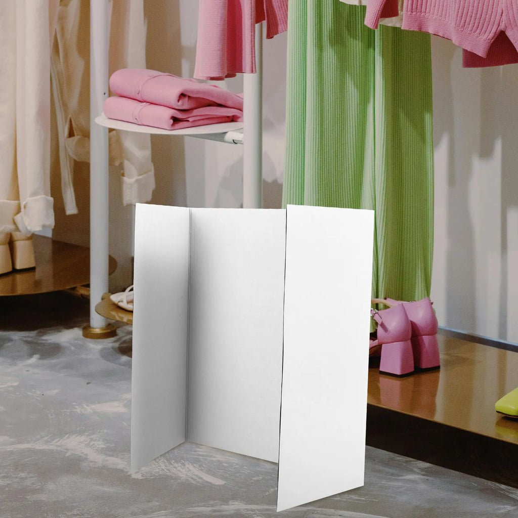White Trifold Presentation Board Set – Foldable Display Board Trifold Display Board PLUSH