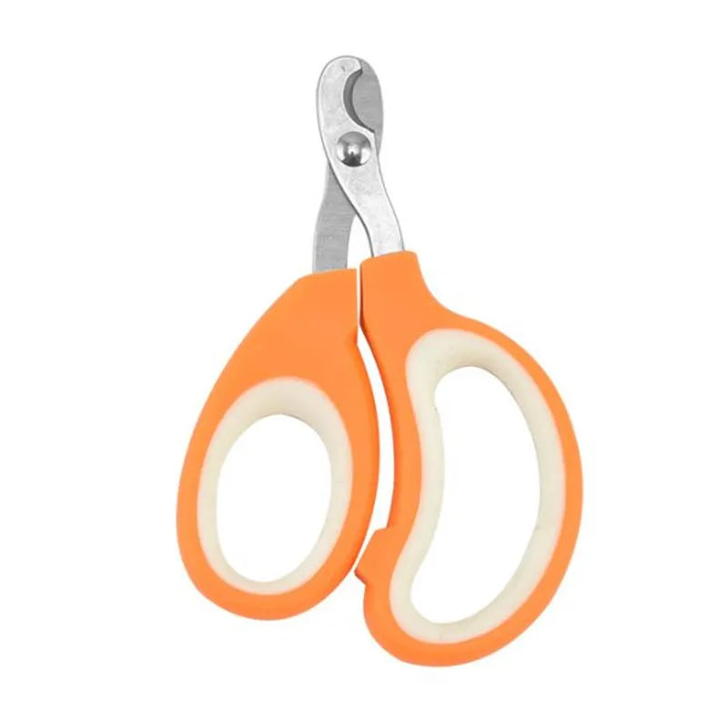 Professional Pet Nail Clippers for Small Dogs, Cats & Rabbits Pet Nail Clipper PLUSH Orange White