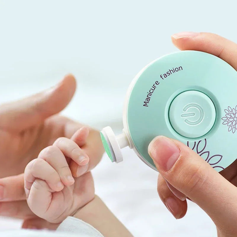 Electric Baby Nail Trimmer & Polisher – Safe Newborn Kit Baby Nail Trimmer PLUSH