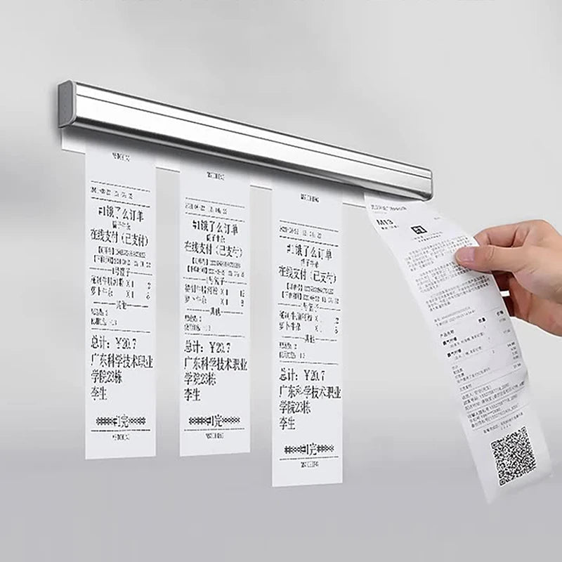 Aluminum Ticket Holder Rack 20–50cm | Kitchen Order Organizer Ticket Holder Rack PLUSH