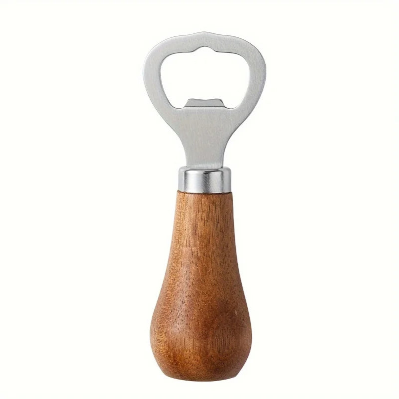 Sandalwood Rose Gold Vertical Bottle Opener – Solid Wood Handle Bottle Opener PLUSH