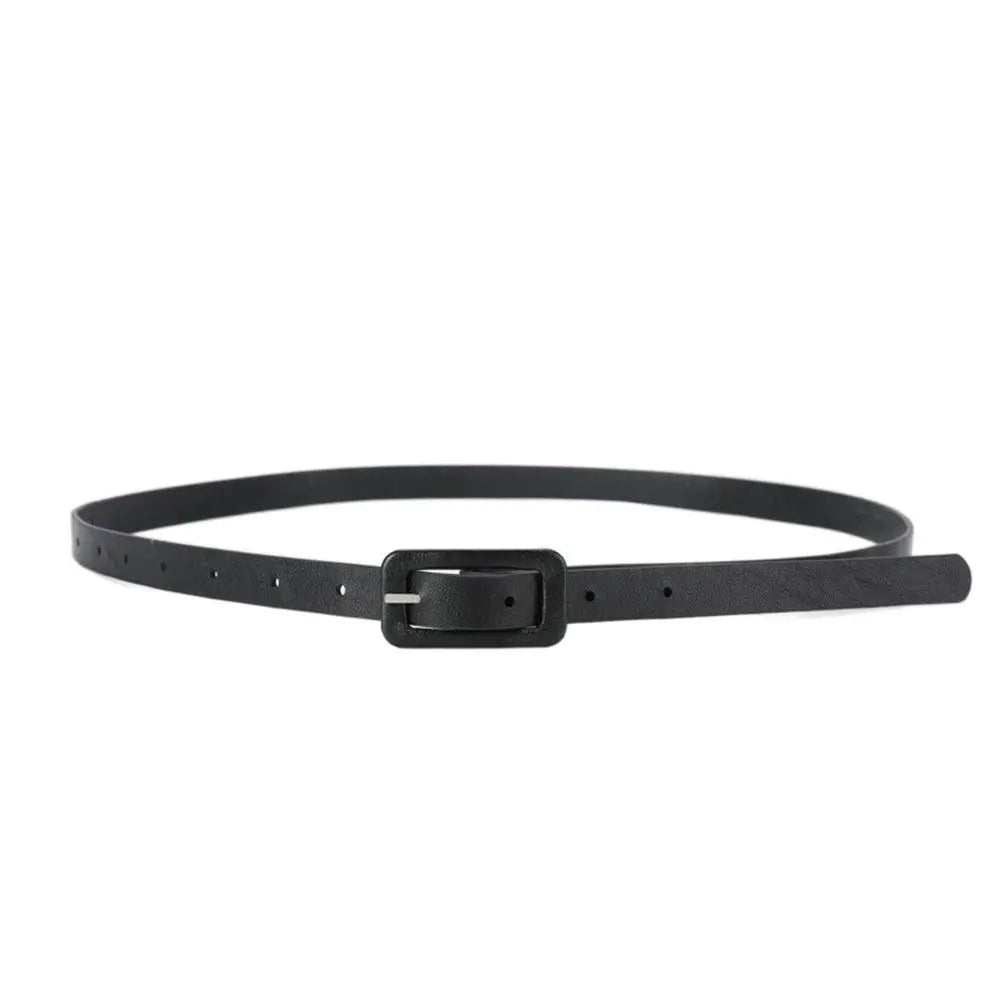 Women's Slim PU Leather Belt – Korean Style Candy Color Waistband PU Leather Belt PLUSH