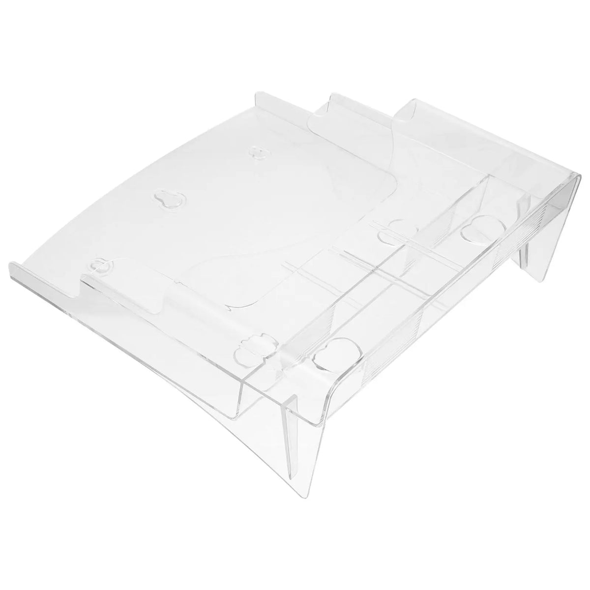 Acrylic Wall & Desk File Holder – A4 Paper Organizer Rack Acrylic File Holder PLUSH