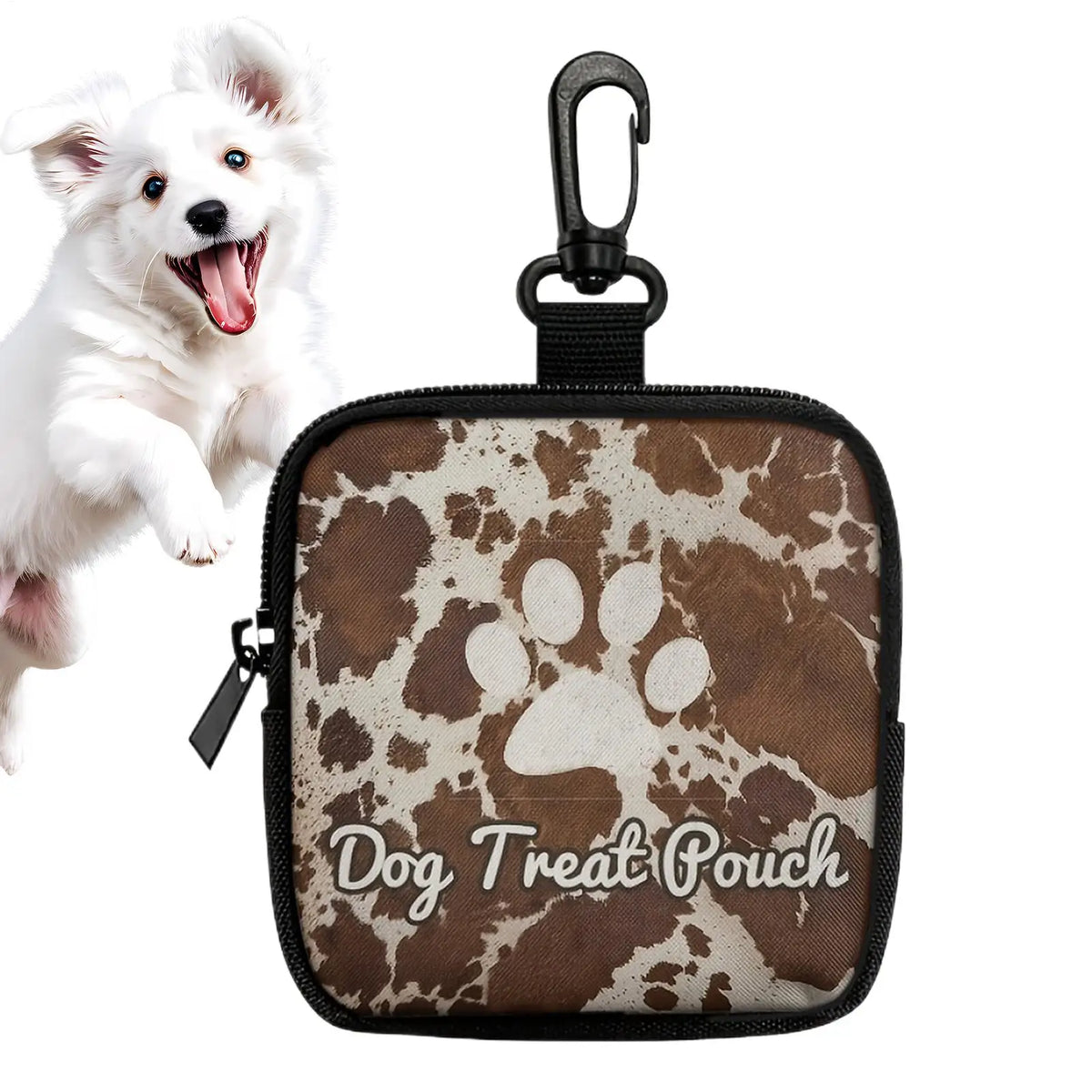 Portable Dog Treat Training Bag – Linen Reward Pouch Dog Training Pouch PLUSH