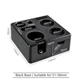 Coffee Tamper Station & Portafilter Holder 51/54/58mm Barista Espresso Tamper Station PLUSH 51-58mm Black