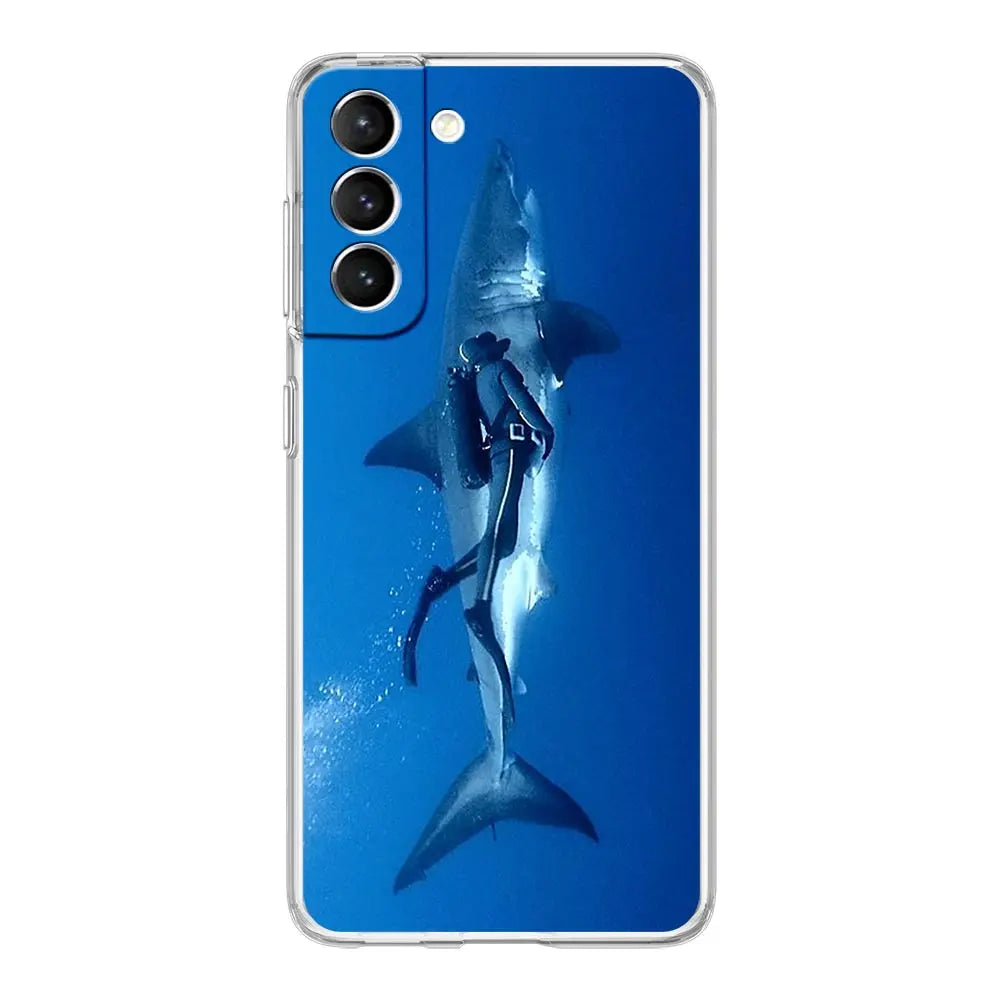 Underwater Diver Phone Case Samsung Galaxy S22–S26 Ultra Phone Case Cover PLUSH