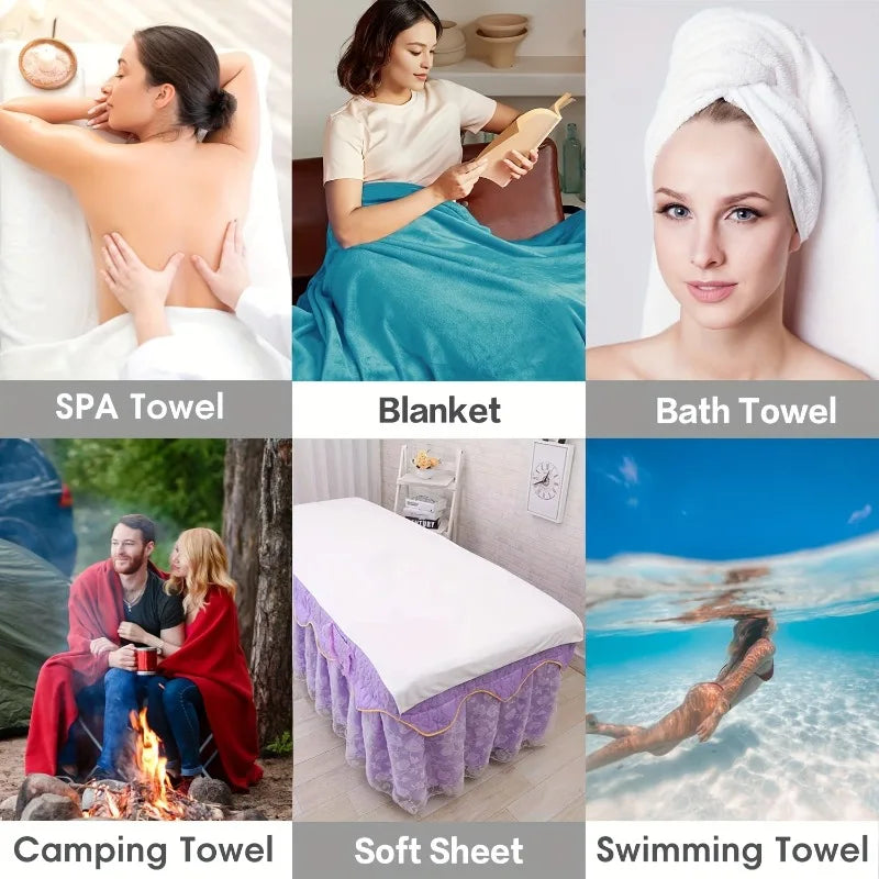 Extra Large Microfiber Bath Towel 120x200cm – Quick Dry Microfiber Bath Towel PLUSH