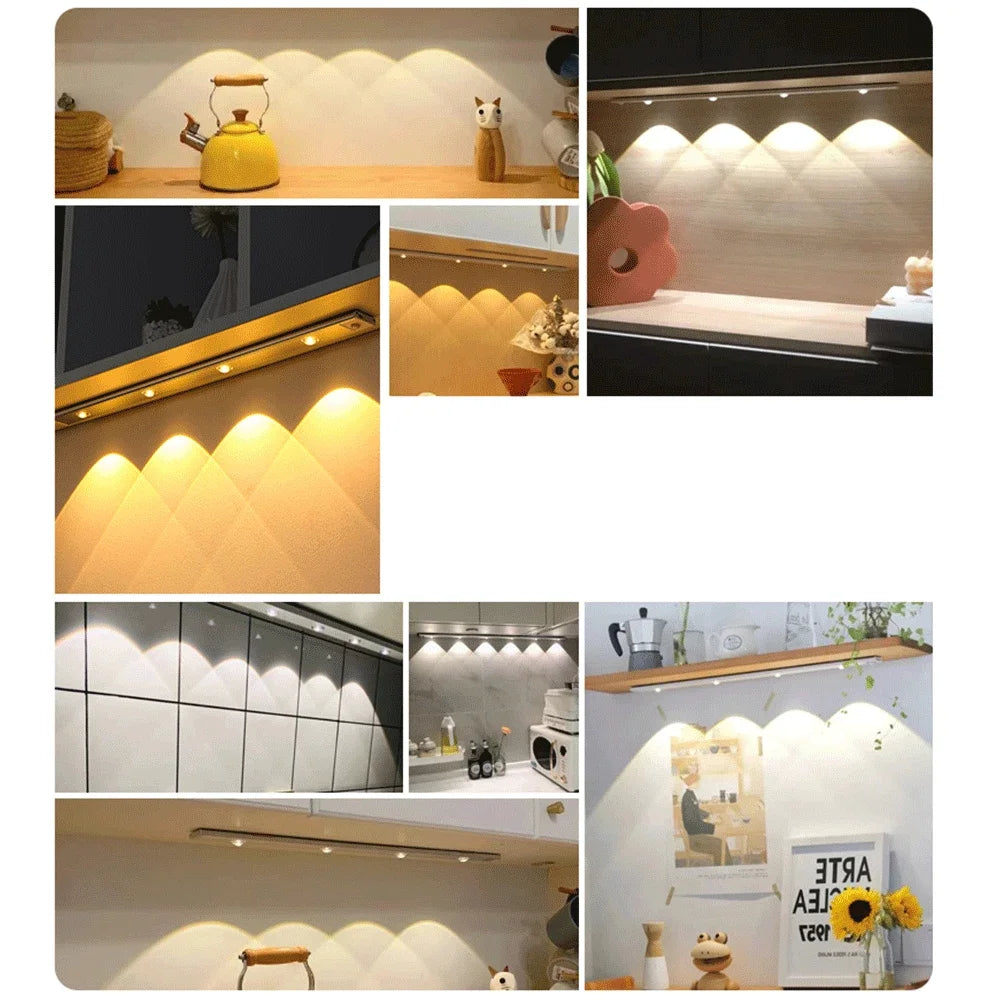 Rechargeable LED Under Cabinet Light w/ Motion Sensor – GGBEE LED Cabinet Light PLUSH