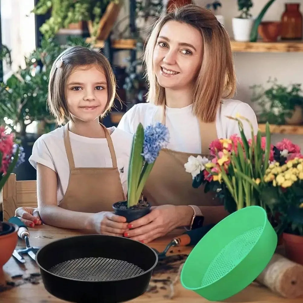 Plastic Soil Sieve Filter Mesh – Garden Sifting Tool 1/2Pcs Garden Sifting Tool PLUSH