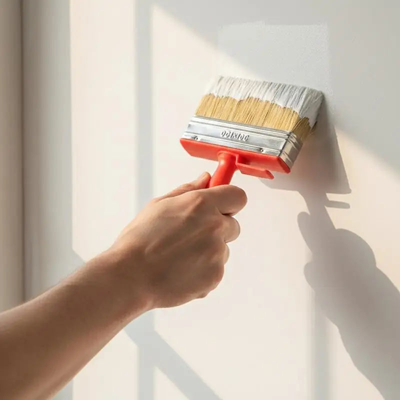 Flat Head Limewash Brush – Wall Painting Bristle Brush DIY Limewash Paint Brush PLUSH
