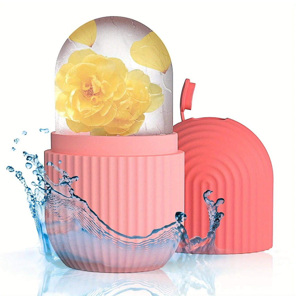 Silicone Ice Ball Face Massager Roller – Lifting & Contouring Face Massager Roller PLUSH