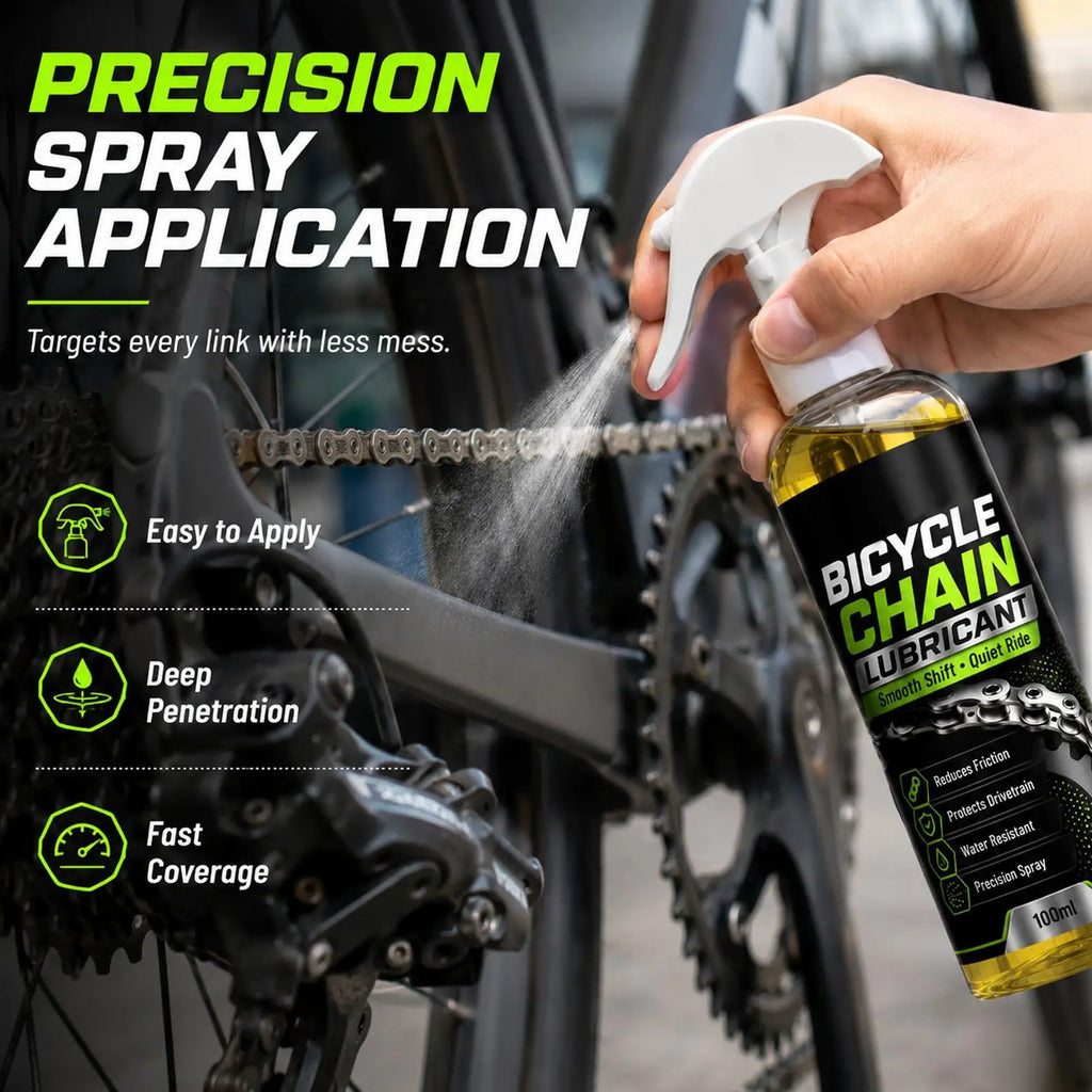 100ml Bike Chain Lube – Quiet, Smooth & All-Weather Protection Bicycle Chain Lubricant PLUSH