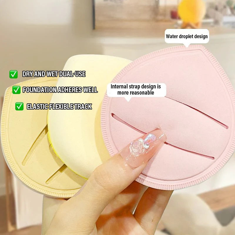 Large Air Cushion Powder Puff – Soft Foundation Sponge, Dry & Wet Makeup Sponge Puff PLUSH