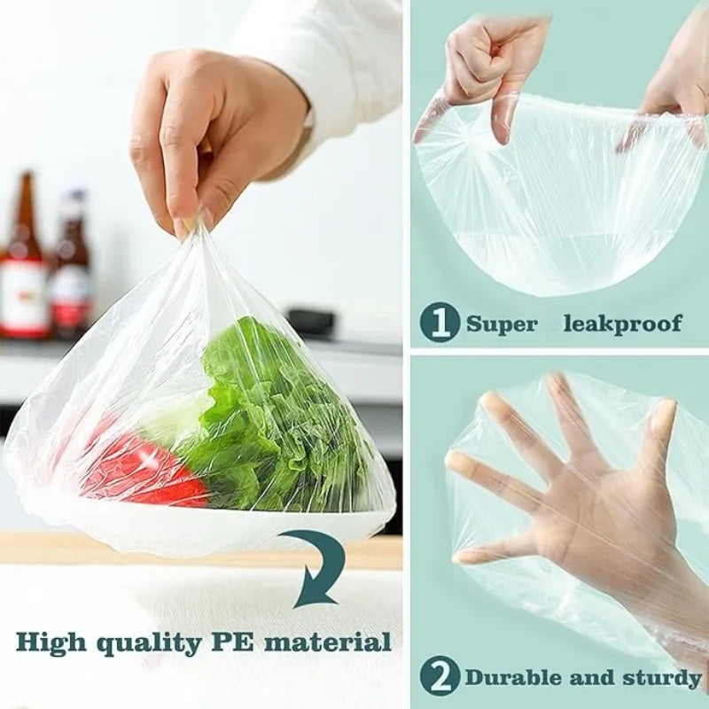 Reusable Elastic Food Covers – Stretchable Food-Grade Plastic Lids Food Storage Covers PLUSH