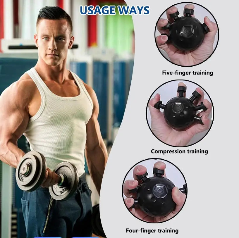 Finger Exerciser Hand Grip Strengthener | Rock Climbing Trainer Hand Grip Trainer PLUSH