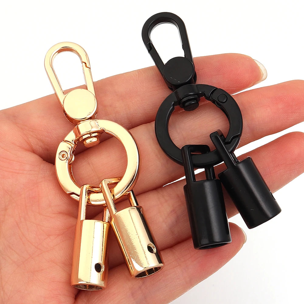 Zinc Alloy Spring Ring Snap Hook – DIY Lanyard Keychain Connector Jewelry Finding PLUSH