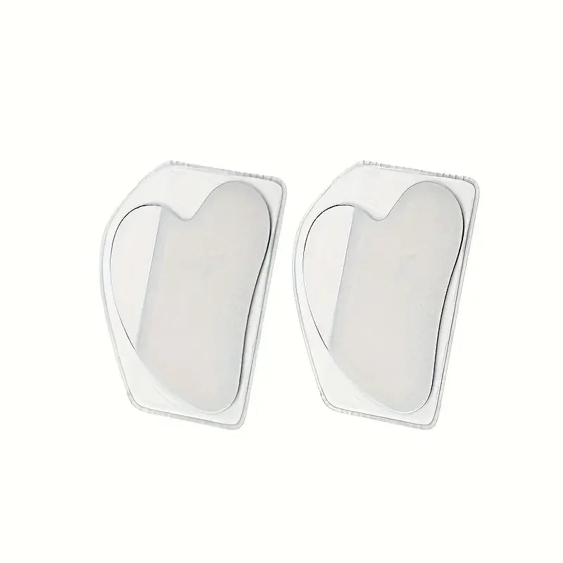 Stainless Steel Facial Gua Sha Tool – Ergonomic Skin Care Facial Gua Sha Tool PLUSH Heart 2pcs