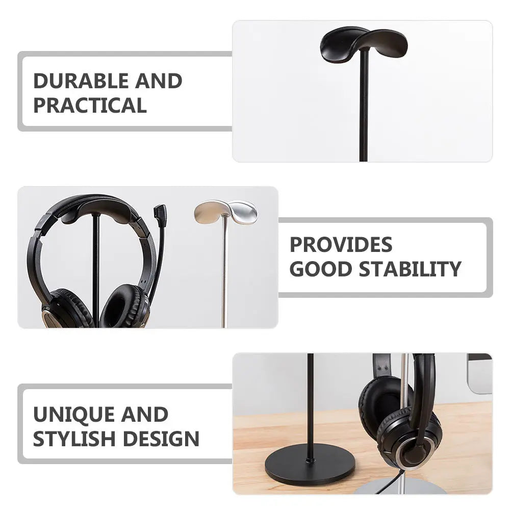 Headphone Stand Desk Organizer – Non-Slip Universal Gaming Rack Headphone Stand PLUSH