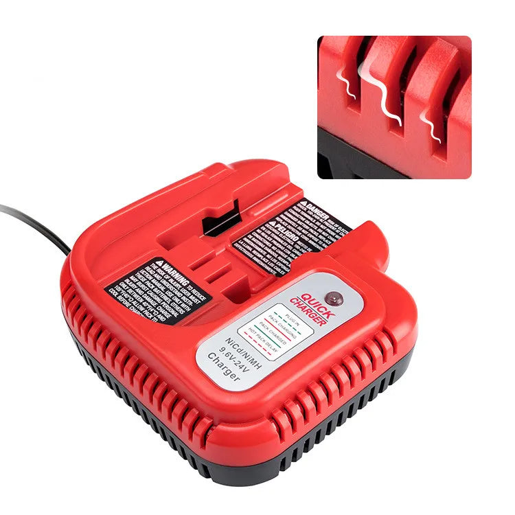 Fast Charger for Black & Decker Ni-CD Ni-MH 9.6V–18V Battery Power Tool Charger PLUSH