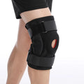Compression Knee Brace – Open Patella, Dual Hinges & Adjustable Knee Brace Sleeve PLUSH L