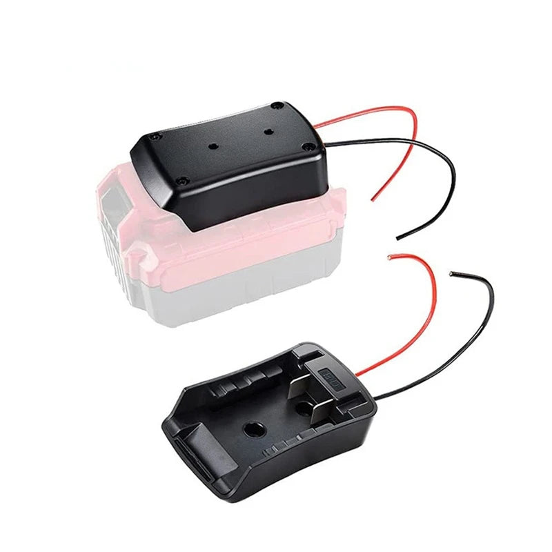 18V Battery Adapter for Makita Bosch Milwaukee DeWalt 14 AWG Battery Power Adapter PLUSH