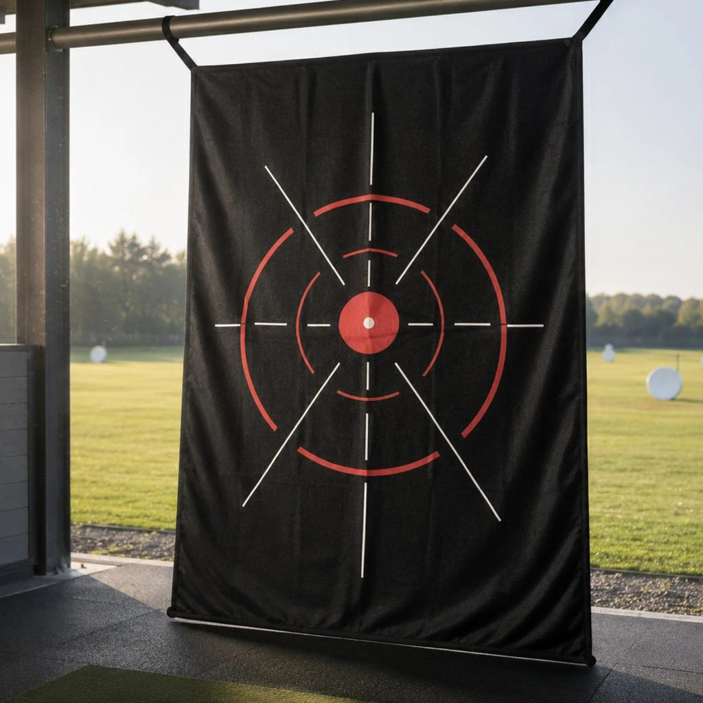 Golf Target Practice Mat | Concentric Rings Training Aid Golf Training Mat PLUSH