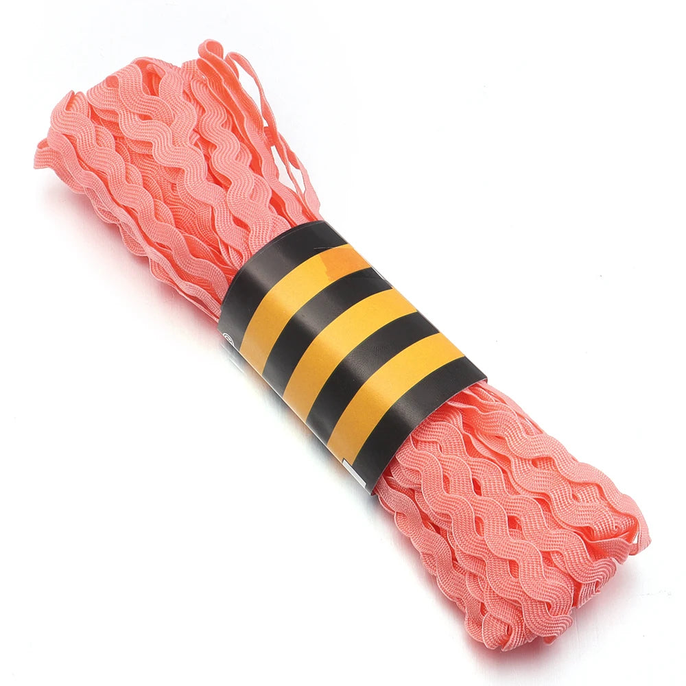 15 Yards 5cm Ric Rac Zig Zag Trim Ribbon – DIY Craft Sewing Ric Rac Trim Ribbon PLUSH Watermelon Red 5mm 15yards