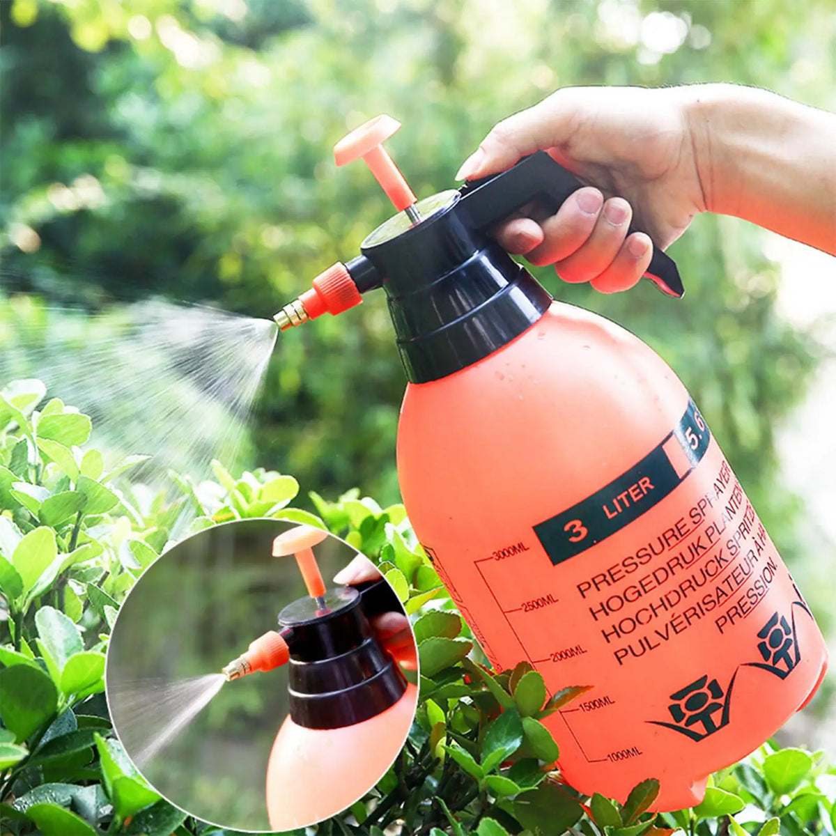 2/3L Hand Pressure Garden Sprayer – Adjustable Nozzle Bottle Garden Sprayer Bottle PLUSH