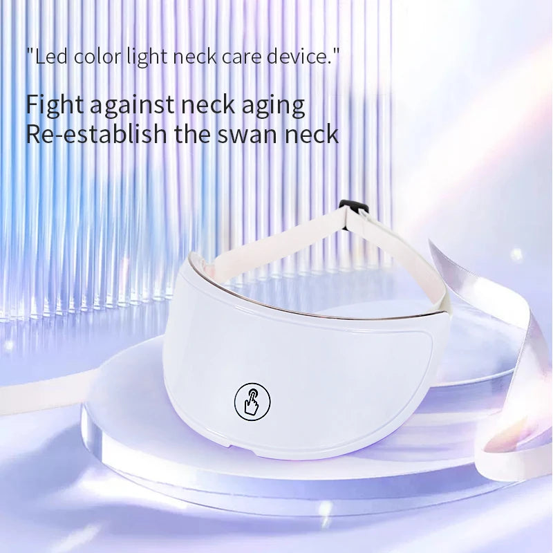7-Color LED Neck Beauty Device – Skin Tightening & Brightening LED Neck Beauty Device PLUSH