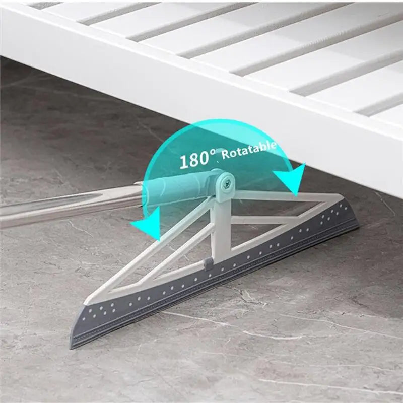 180° Rotatable Rubber Broom & Floor Squeegee – PEISI Rubber Floor Broom PLUSH