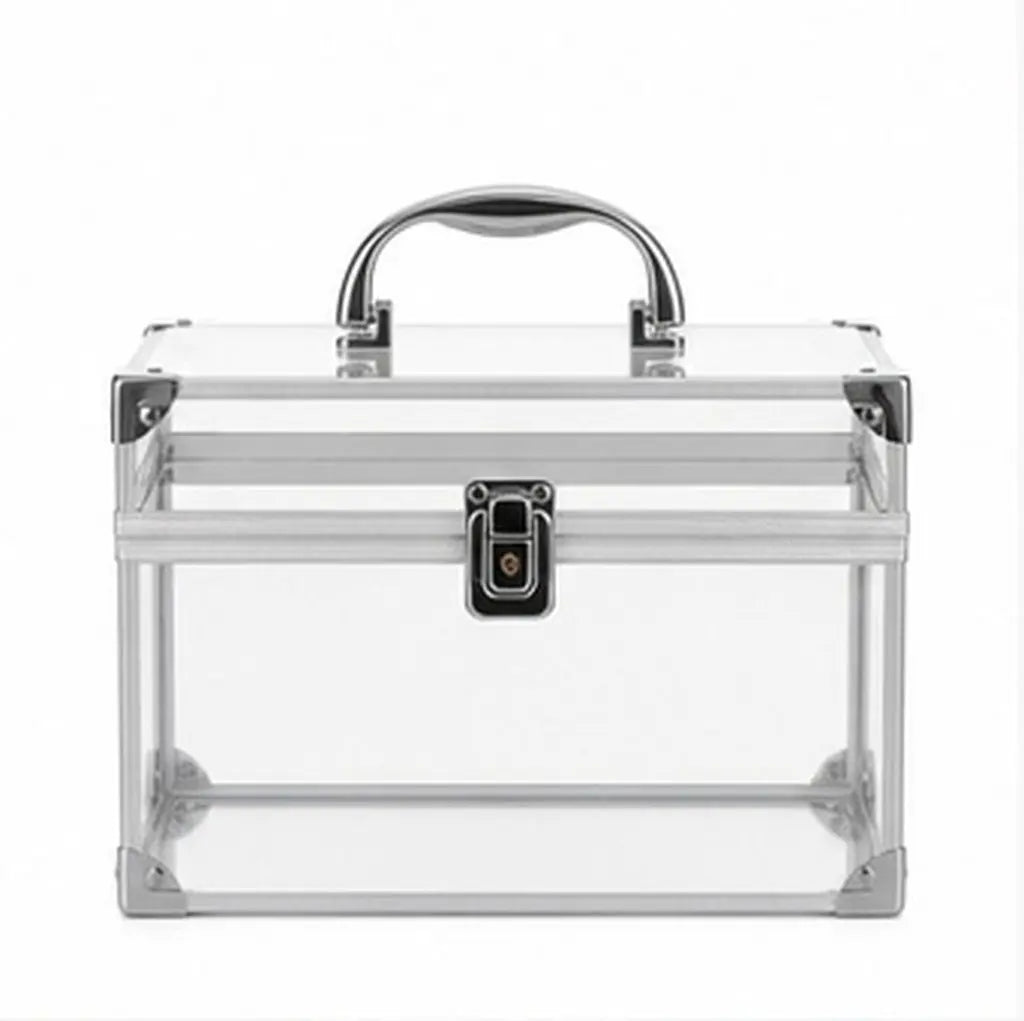 Acrylic Vinyl Record Case – Clear Dustproof Storage Organizer Vinyl Record Organizer PLUSH