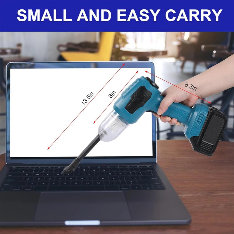 ZWINCKY 4-in-1 Cordless Vacuum & Blower for Makita 18V Cordless Handheld Vacuum PLUSH