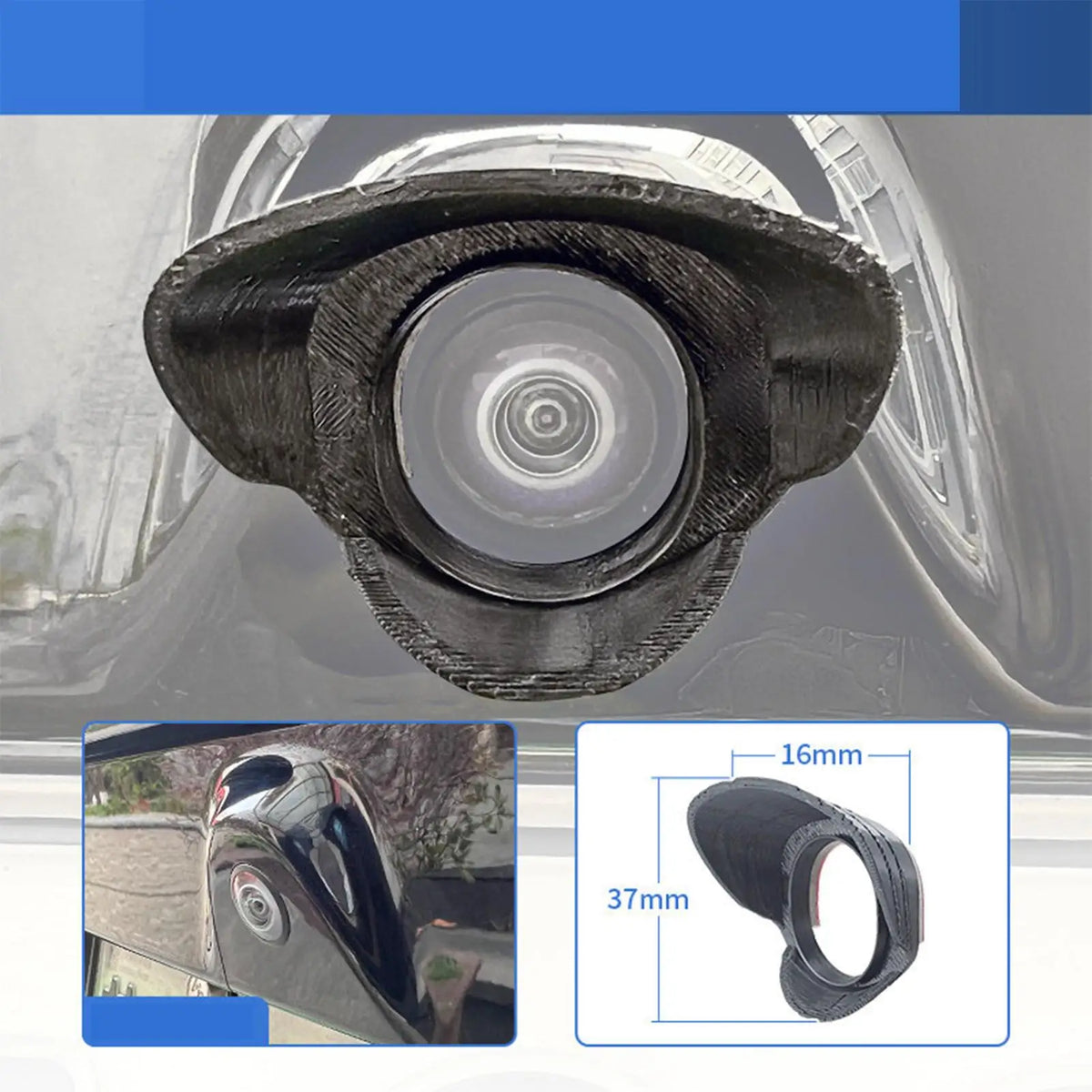Waterproof Backup Camera Cover – Universal All-Weather Lens Hood Camera Lens Cover PLUSH