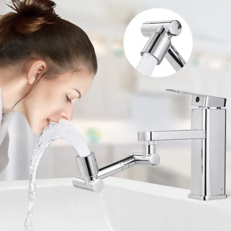 1080° Swivel Faucet Aerator Extender – 2 Spray Modes Faucet Aerator Extender PLUSH
