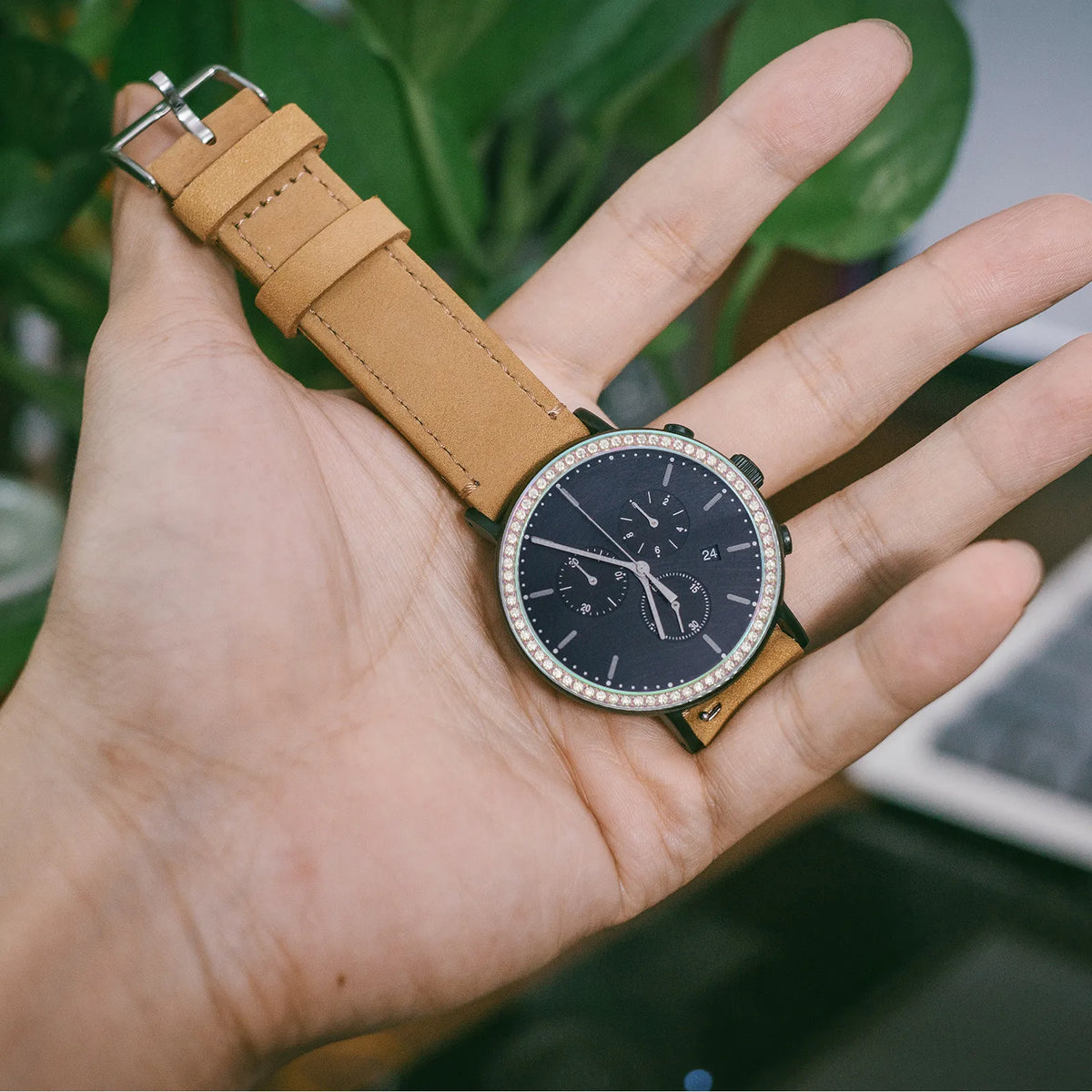42mm Zircon Bling Watch Bezel Ring – Sparkle Smartwatch Frame Smartwatch Bezel Ring PLUSH