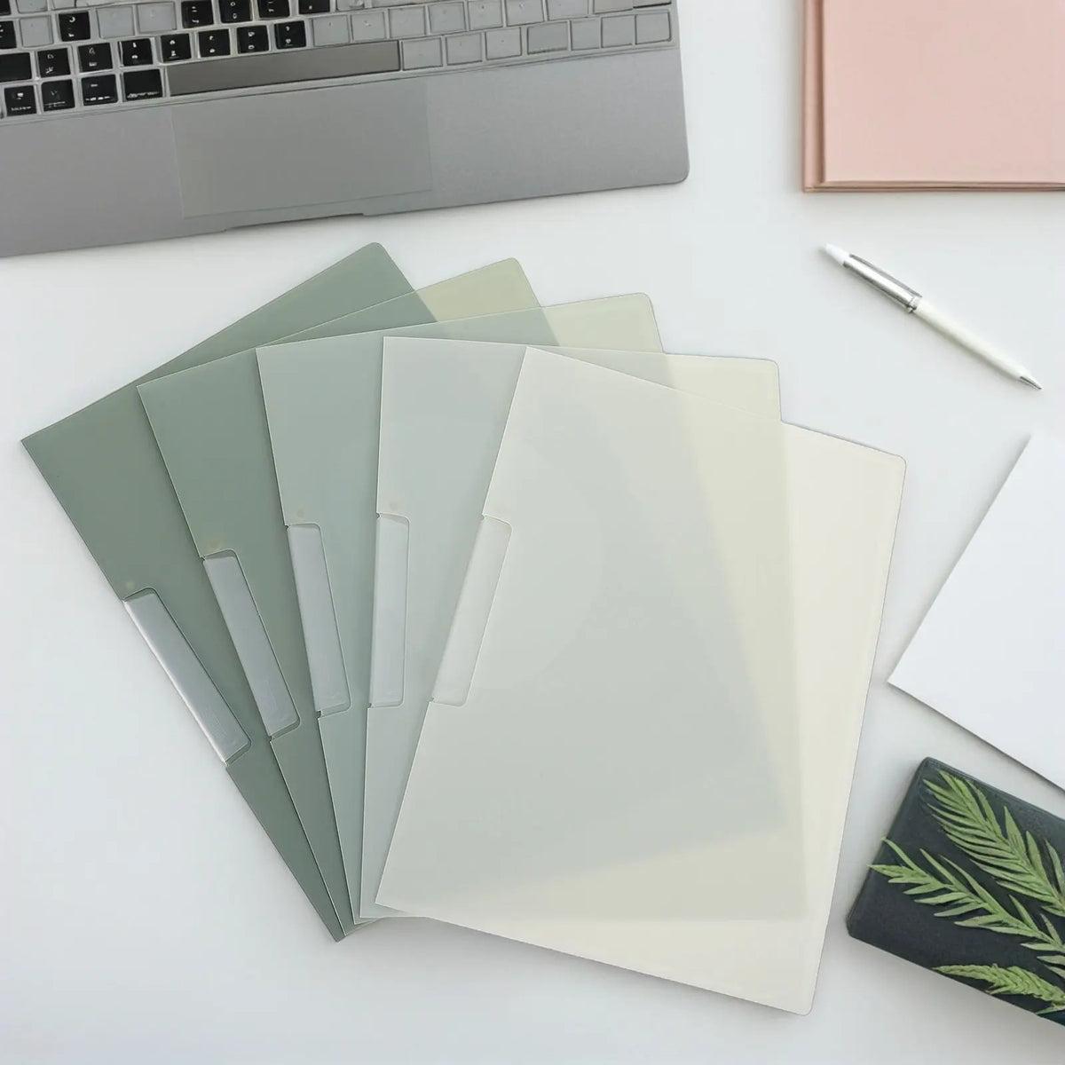 5-Pack Swing Clip Transparent Report Covers – A4 File Folders Plastic File Folders PLUSH